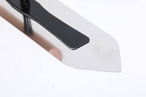 Manico in legno cazzuola in acciaio inox pittura murale cazzuola strumenti angolo tondo manico in legno <span class=keywords><strong>stucco</strong></span> per coltelli da gesso - Product Image 5