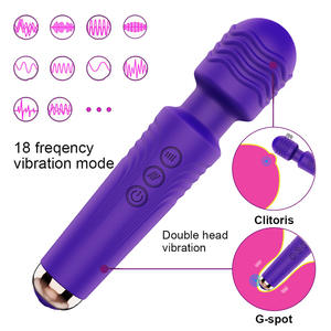 Mikrofon dapat diisi ulang 20 kecepatan tahan air Mini Av tongkat Vibrator mainan seks wanita tongkat pijat klitoris Vibrator baru 2025 - Product Image 2