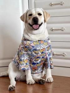 Grote hondenkleding Labrador Golden Retriever Husky Lente Zomer Dunne ademende hondenshirts Bulk - Product Image 5