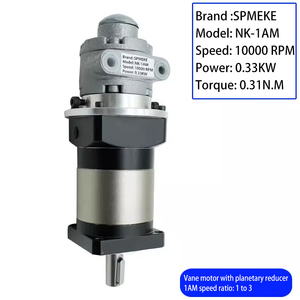 Bomba de Aire de Paletas SPMEKE Tipo NK-4AM con Desaceleración Planetaria, Baja Velocidad, Alta Potencia, 2AM, Soporte OEM Personalizado, Guangdong, 10 CFM, 1 Año de Garantía - Product Image 4