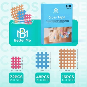 Bande élastique de kinésiologie croisée de conception OEM en rayonne pour le soulagement de la douleur bandes transversales de physiothérapie à faible quantité minimale de commande - Product Image 5