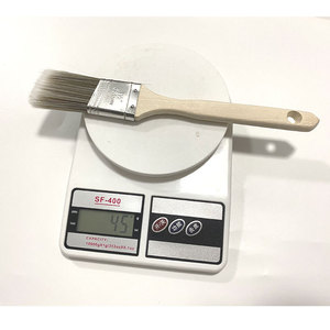 PEX - Juego <span class=keywords><strong>de</strong></span> 5 pinceles <span class=keywords><strong>de</strong></span> poliéster cortos para pintar, con ángulo inclinado, para bricolaje en el hogar y pintar paredes - Product Image 4