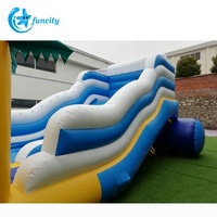 Vente chaude Gonflable Glissière D'eau Adulte Glissière D'eau Gonflable Piscine avec Toboggans