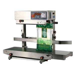 เครื่องซีลปากถุงแบบตั้งตรง เครื่องซีลถุงแบบต่อเนื่องสำหรับอาหาร เครื่องซีลซิปถุงพลาสติกแบบตั้งตรง เครื่องซีลแนวตั้ง - Product Image 1