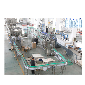 Línea de producción de agua mineral de bloque combinado 3 en 1 sellado de llenado de lavado automático completo - Product Image 1