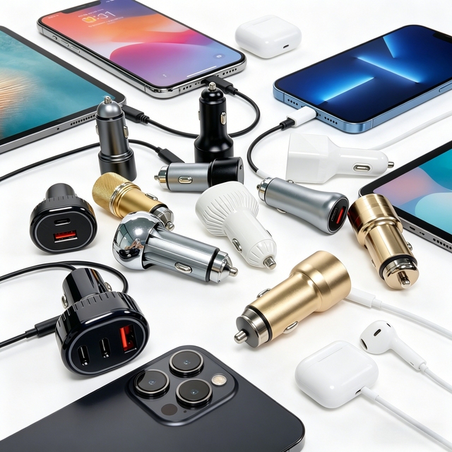 Multi Specification Power Adapt Car Fast Charging USB Car Phone Charger Universal Auto Charging Socket Car Charger