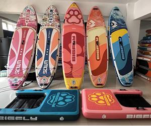 Tabla de Paddle Inflable Directo de Fábrica 11'6''*35''*6'' Tabla de Paddle Inflable Multiusos para Mascotas, Perros, Tabla de Sup - Product Image 5