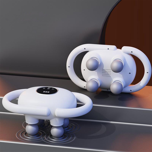 OEM ODM Professional Muscle Vibration Body Massage Gun Wireless Deep High-frequency 4 Head Fascia Gun