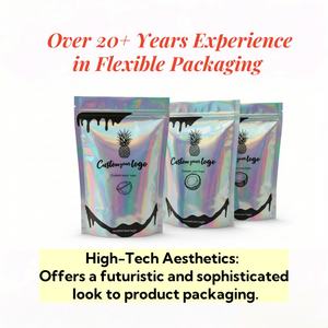 Custom Printed Moisture Proof Aluminum Foil Stand up Pouch Zip Lock 3.5g Mylar <b>Bags</b> Doypack Candy Matte <b>Plastic</b> Packaging - Product Image 3