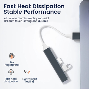 Bán hàng nóng Hight chất lượng Hub mở rộng <span class=keywords><strong>Dock</strong></span> USB <span class=keywords><strong>4</strong></span> cổng Loại C để USB HUB <span class=keywords><strong>4</strong></span> trong <span class=keywords><strong>1</strong></span> Docking Station Adapter - Product Image 4