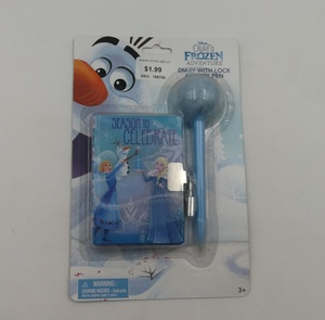 Kids Cartoon Hardboard Cover <strong>Notebook</strong> <strong>Diary</strong> with <strong>Lock</strong> and <strong>Key</strong> - Product Image 3