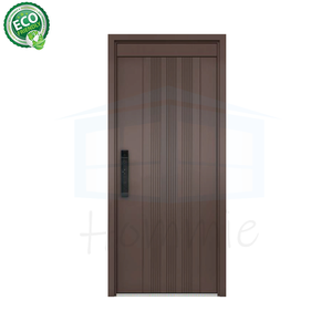Puertas Modernas de Acero, Puerta Metálica de Seguridad Exterior Moderna, Puerta Francesa Personalizada con Aislamiento Térmico, Puerta Doble de Hierro Forjado - Product Image 5