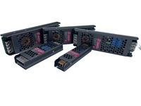 HJG-400X 400W 24V Ultra tipis (12mm) hitam IP68 tahan air Panel surya penjualan TERBAIK UNTUK RV/Off-Grid/Marine Switching Power Supply