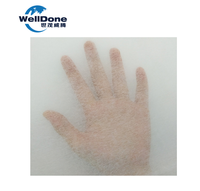 Welldone Umweltfreundliches Hydrophiles Perforiertes Schmelzbares Antistatisches Weiches Vliesstoff-Deckschichtmaterial für Damenbinden und Babywindeln