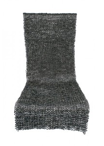 Jupe en maille d'acier polie de qualité supérieure, anneaux rivetés, armure naturelle, maille d'acier faite à la main, protection de la taille, robuste et durable, médiévale - Product Image 2