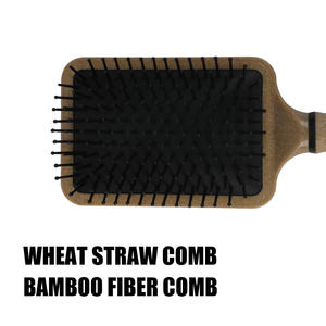 <span class=keywords><strong>Cepillo</strong></span> para el Cabello Ecológico de Fibra de Coco <span class=keywords><strong>Natural</strong></span> Personalizado Wanmei, <span class=keywords><strong>Cepillo</strong></span> Desenredante de Cerdas de Jabalí Biodegradables - Product Image 3