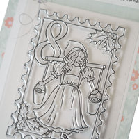 Noël bricolage artisanat motif créatif clair timbre acrylique Silicone personnalisé clair timbre pour scrapbook