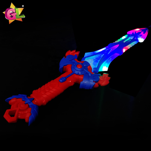 Produit phare 2026 : Épée rotative lumineuse populaire avec lumières rouges et bleues, <span class=keywords><strong>jouet</strong></span> <span class=keywords><strong>sabre</strong></span> <span class=keywords><strong>laser</strong></span> clignotant en plastique - Product Image 4