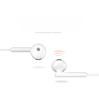 Nikmati earphone konektor tipe-c dengan kabel 1m & kontrol Volume earphone musik berkabel Noise Cancelling