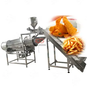 Snack Hương Vị Dòng Drum Coating Và Gia Vị Máy Cho Snack Thực Phẩm