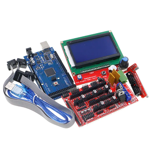 เมนบอร์ด MEGA2560 R3 พร้อมจอ LCD 12864 และบอร์ดควบคุม RAMPS 1.4 สำหรับชุดเครื่องพิมพ์ 3 มิติ - Product Image 1