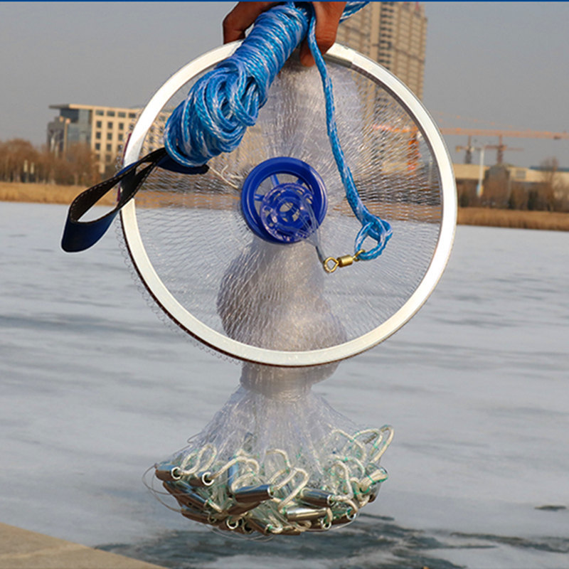 Fil de pêche avec anneau en aluminium - Plomb en acier 240