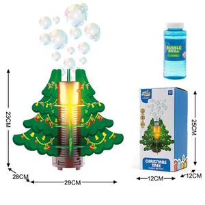 Machine à bulles automatique pour arbre de Noël, jouet à bulles DIY pour fête de Noël, pistolet à bulles - Product Image 4