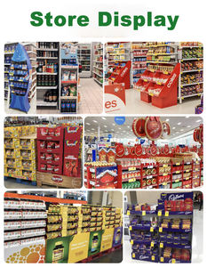 Рождественский подарок на заказ, стойка для витрины, картонная стойка для супермаркета - Product Image 4