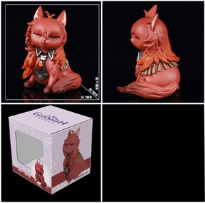 10CM Ke Qing Diluc Wanderer Kuki <span class=keywords><strong>Shinobu</strong></span> Cos Cat juego personaje figura recoger Anime figuras regalo juego caliente - Product Image 4