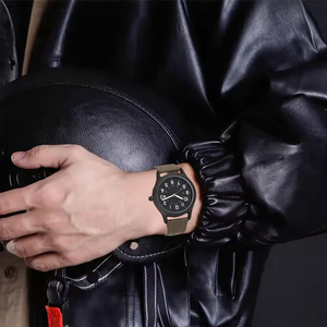 นาฬิกาทหารคลาสสิกสำหรับผู้ชาย OEM นาฬิกาควอตซ์กันน้ำพร้อมสายไนลอน relojes deportivos ขายส่ง - Product Image 4