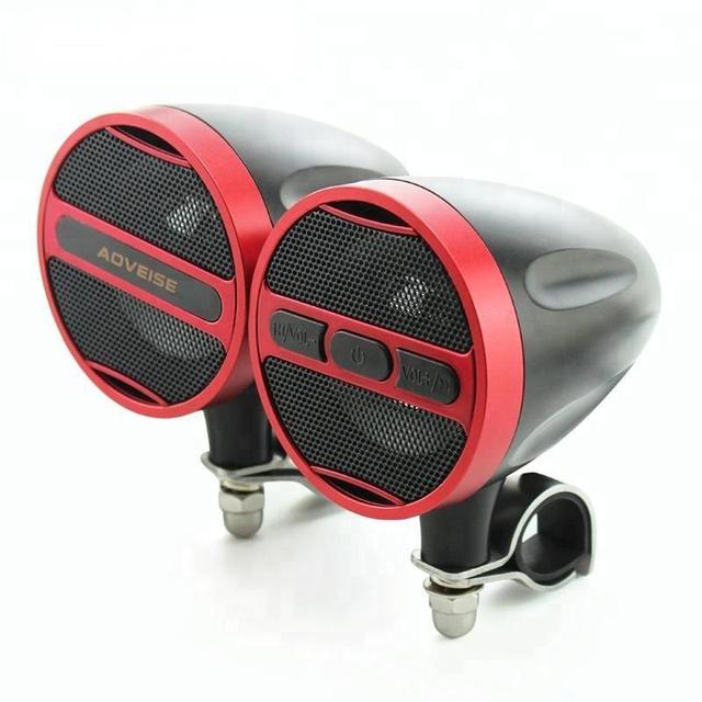 20w Waterproof Motorcycle Spare Parts Metal Mp3 Music Audio USB Player Motorcycle Alarm System