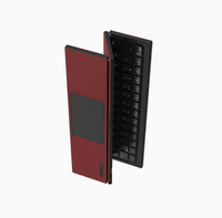 Nouveau clavier sans fil Bluetooth pliable à trois volets avec pavé tactile pour iPad, tablette, téléphone, ordinateur, léger, portable, à mécanisme ciseaux, personnalisable
