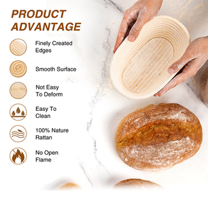 Cesto di <span class=keywords><strong>pane</strong></span> a prova di Banneton da 8 pollici a prova di pasta madre cesto di fermentazione per panetteria - Product Image 2