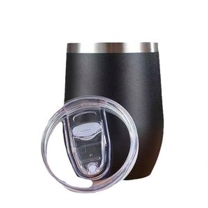 Foreign Trade Hot-Selling 304/201 Stainless Steel 12oz <b>Large</b> Capacity Creative Insulated <b>Cup</b> Swig Eggshell Fashion U-Shaped - Product Image 5