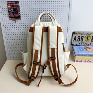 Mochila escolar coreana de gran capacidad, estilo casual, con múltiples bolsillos, para viajes, para estudiantes de secundaria y preparatoria. - Product Image 2