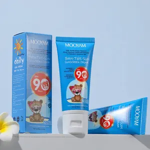 Beauty Skin Care Facial Sunscreen Cream Spf Max 90 Oil Free Radical Scavenger Anti Oxidant UVA/UVB SPF 90 Sunblock