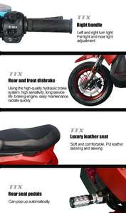 Potente Motocicleta Eléctrica de 5000w, Estilo Retro, Precio Económico, Motocicleta Eléctrica Urbana, <span class=keywords><strong>Chopper</strong></span>, Scooter Eléctrico <span class=keywords><strong>en</strong></span> <span class=keywords><strong>Venta</strong></span> - Product Image 3