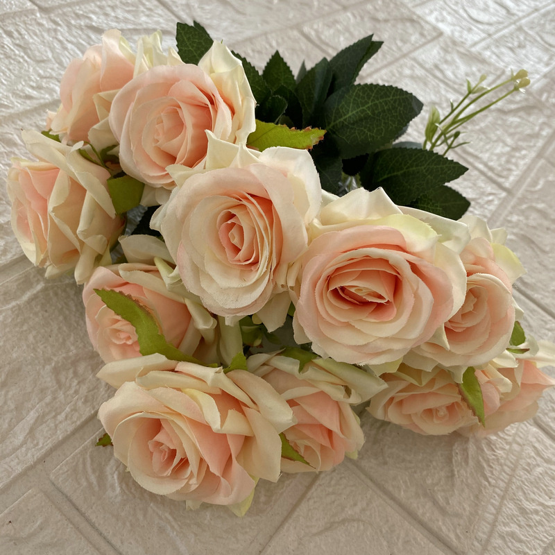 Soie rose fleur 5