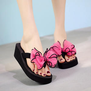 Pabrik grosir sandal jepit bunga pantai musim panas wanita - Product Image 3