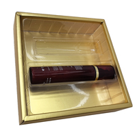 Insert en plastique transparent thermoformé, disposition personnalisée pour flacon de soin de la peau, ensemble cosmétique, usine OEM, emballage cadeau en gros, plateau de rangement