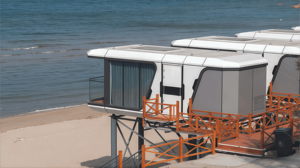 Casa Capsula Spaziale Prefabbricata Direttamente dalla Fabbrica con Interni Completamente Personalizzabili OEM ODM per Progetti Resort - Product Image 2