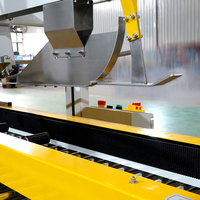 Machine d'emballage automatique pneumatique pour boîtes en carton avec ruban de cerclage pour l'emballage alimentaire et textile