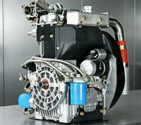 Zweizylindriger Reihenmotor Luftgekühlter Viertakt 292FZ Dieselmotor 18kW Abgasturbogeladener Autostart Industriegenerator