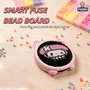 PIXDOU Smart Fuse Bead <b>Board</b> Pink Cat Shape LED <b>Light</b> Guide For DIY Bead Art Crafting With Colorful Beads - Product Image 2