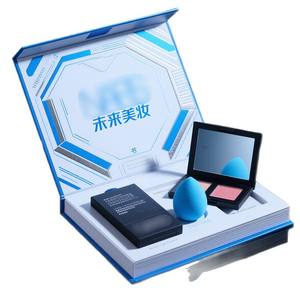 Caja de regalo para sombra de ojos y rubor, caja de embalaje personalizada para productos de cuidado de la piel, caja de regalo creativa para cosméticos, personalización de regalos. - Product Image 5