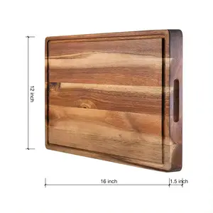 Wholesale custom rectangular bamboo and wood cutting board Cheese board natural bamboo cutting board