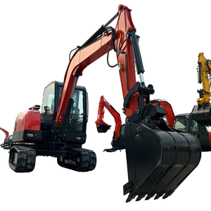 Nouvelle mini-excavatrice DX60ACE de 6 tonnes, haute efficacité, puissante, fiable, prix imbattable, vente flash, directement de l'usine, certifiée CE. - Product Image 1