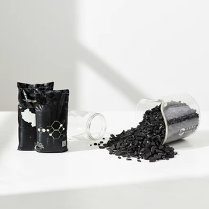 Charbon de coque de noix de coco 25 kg/sac, maille 6-12, adsorbant, pureté 98 %, pour produits chimiques de traitement de l'eau, origine Fujian - Product Image 3