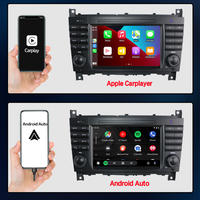 Autoradio GPS multimédia Android 14 7 pouces pour Mercedes Benz Classe C W203 Clc Clk Dab+ Dsp CarPlay 4g