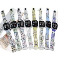 Montre-bracelet à motif animal mignon 2025 Garçons Filles Super dessin animé Enfants Étudiant Montre numérique LED Montre-bracelet pour enfants